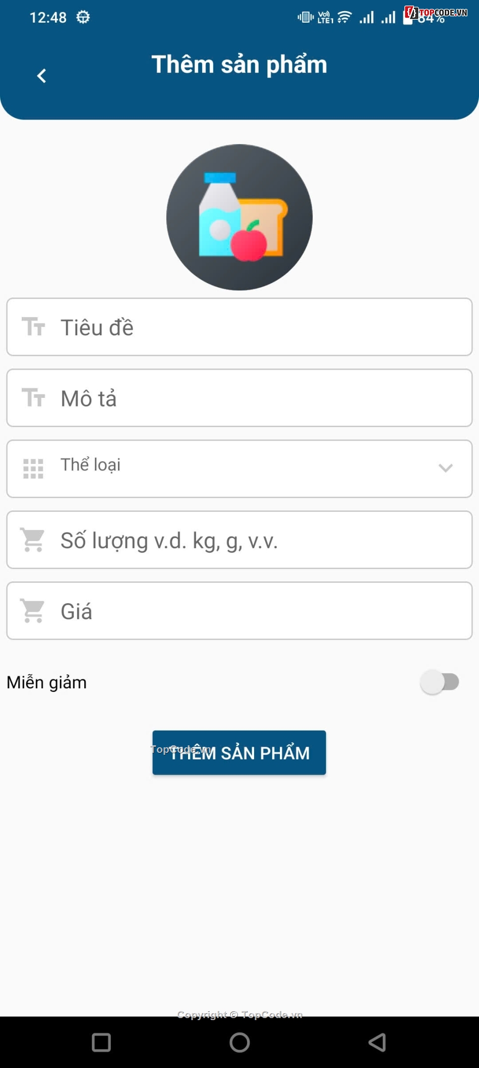 kotlin,ứng dụng android,android kotlin,foodapp,grocery